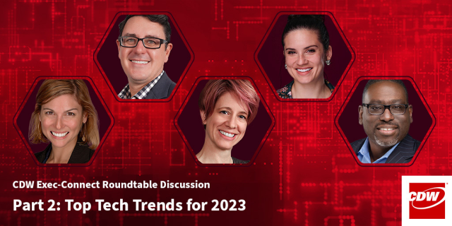2023 is going to be a huge year for all things #IT and #DigitalTransformation. Not sure where to begin? Part 2 of the CDW Exec-Connect Roundtable Discussion is loaded with so much great insight on what’s to come. What do you think? #cdwsocial dy.si/DV85M