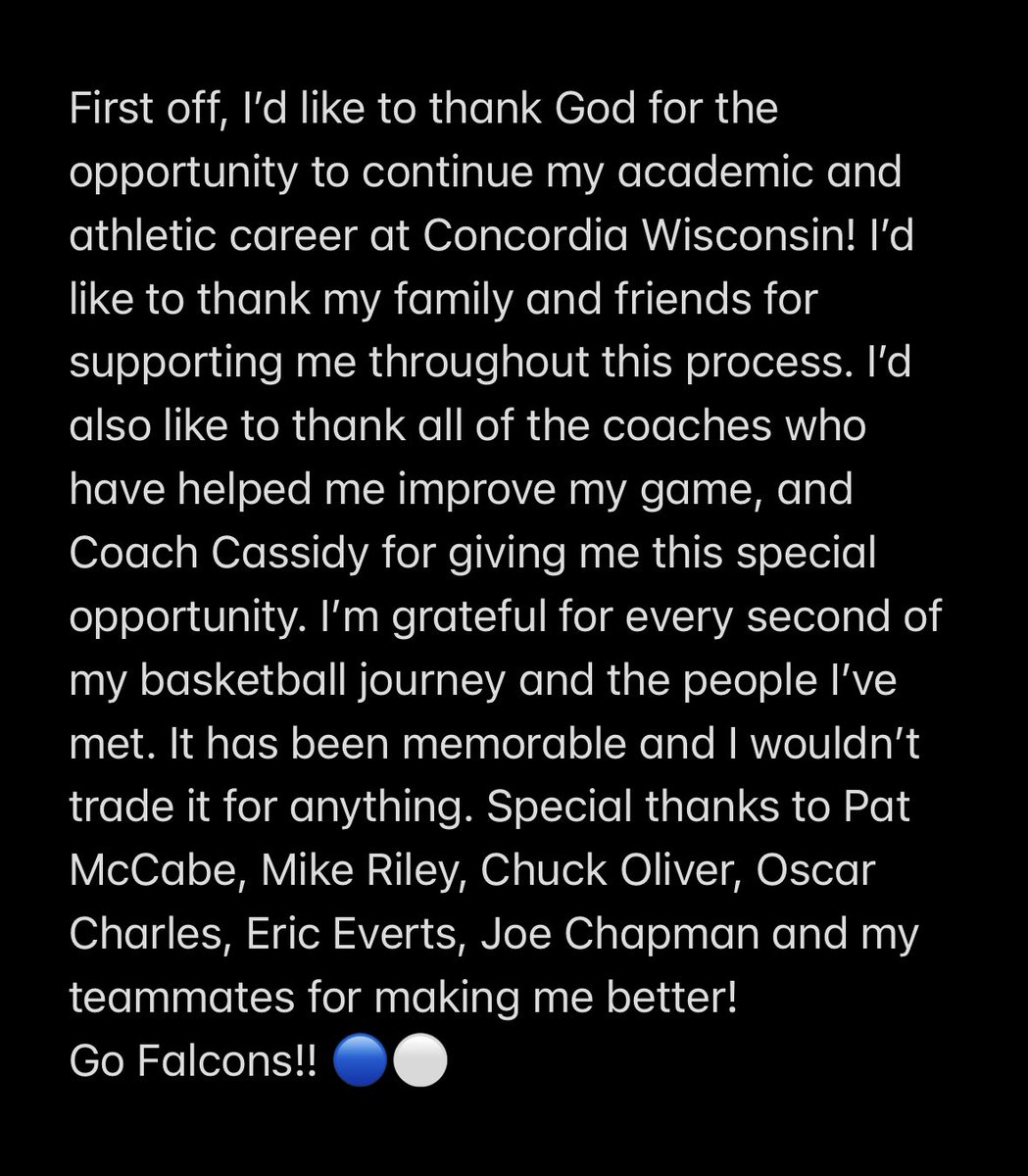 Committed! 🔵⚪️
<a href="/CUWMBB/">CUW Men's Basketball</a> <a href="/LWLHSBoysBB/">Living Word Lutheran Boys Basketball</a> <a href="/academy_chapman/">ChapmanBasketballAcademy</a> <a href="/WisBBYearbook/">Mark Miller</a>