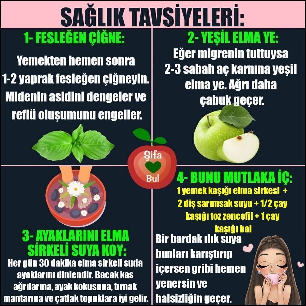 SifaBul's tweet photo. SAĞLIK TAVSİYELERİ: #şifabul https://t.co/HdSGmdUiP4