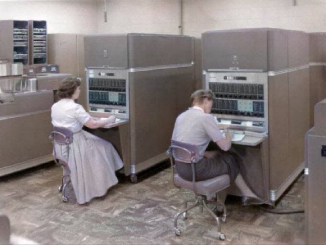 Vala Afshar On Twitter computer Programmers From 70 Years Ago 