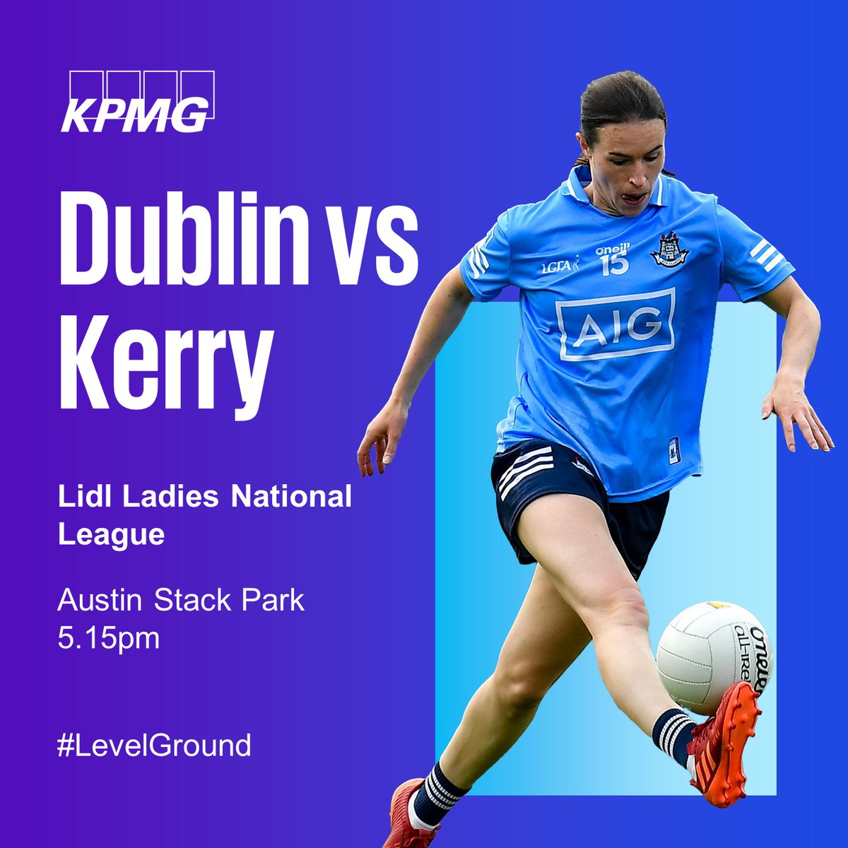 StephenMPurcell's tweet image. Dublin &amp;amp; Kerry go head to head tomorrow, Saturday, 18 February in round 4 of the Lidl Ladies National League. Throw in is at 17:15 in Austin Stack Park.
Proud supporters of Dublin LGFA. #LevelGround