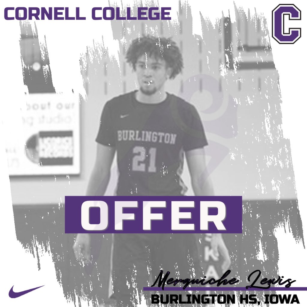 Thankful to receive my 4th offer from Cornell College after great conversations with <a href="/CoachSchlabaugh/">Dave Schlabaugh</a> <a href="/CornellRamsMBB/">Cornell College Men’s Basketball</a> !