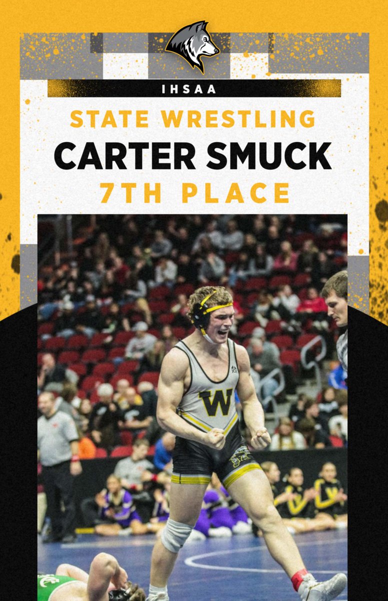 WintersetHusky's tweet image. At 195 pounds, Carter Smuck finishes his senior season with a 7th place State medal!  Smuck completes his senior campaign with a 40-10 record and his career as a 2x State Medalist!  Congratulations on a great season and career!