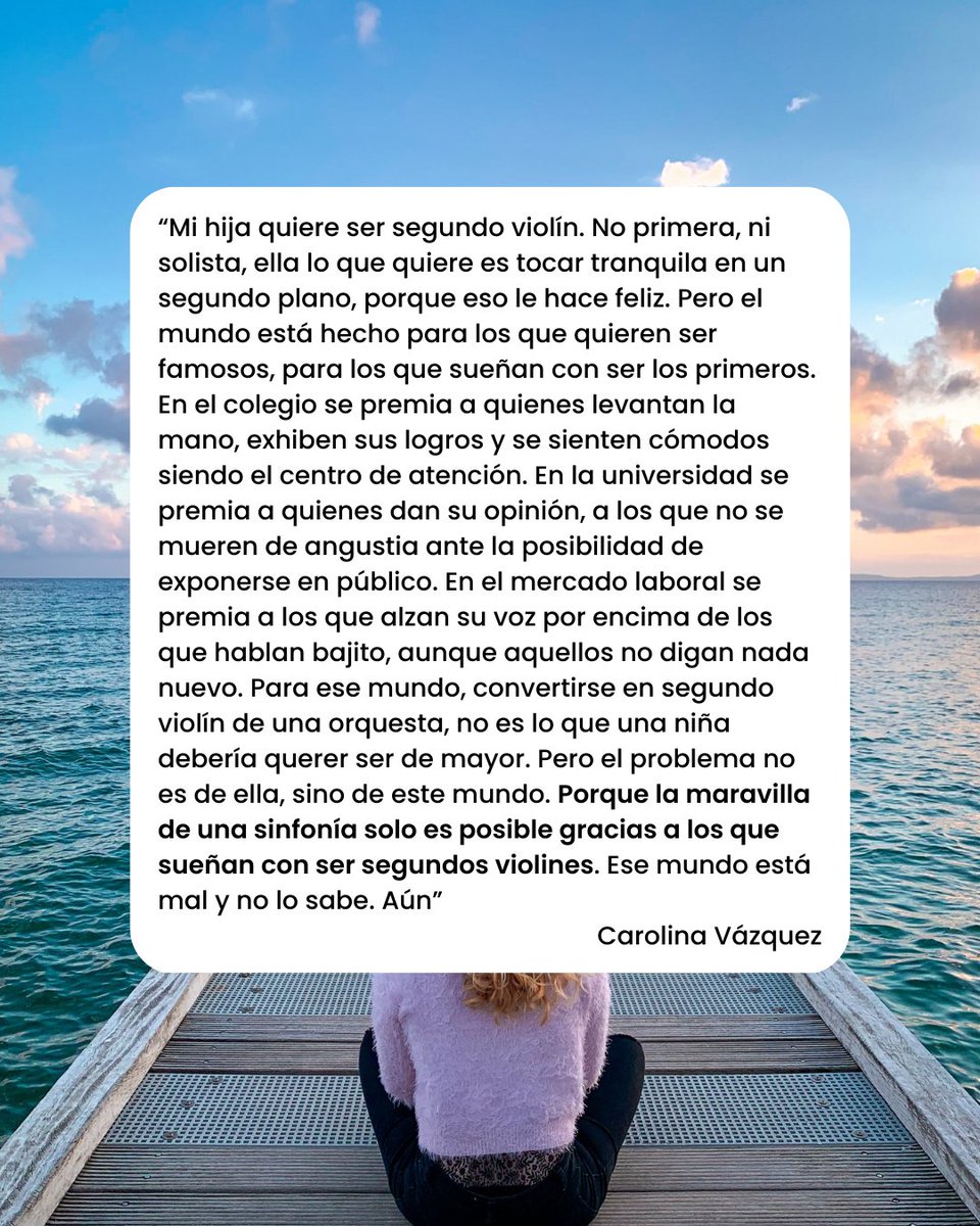 Esta semana he recordado una carta que se hizo viral hace un tiempo.

Y pienso en todo aquello que he querido conseguir de manera inconsciente porque si no, no era buena en mi trabajo. Siempre hay más, nuevos lenguajes, libros, charlas, cursos… pero, ¿hasta cuándo es suficiente?