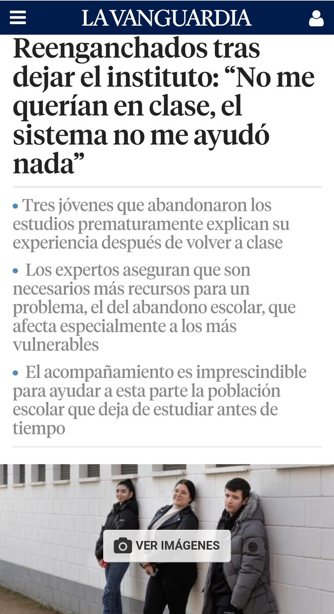 👉La realidad habla por sí sola. Un acompañamiento a tiempo, un vínculo motivante, un "nos interesas"... son potenciales contra el abandono. 

✅Como orientadoras/es tenemos mucho por aportar en ese acompañamiento. 

⚠️Bajar las ratios es disminuir e fracaso escolar.

#orientared