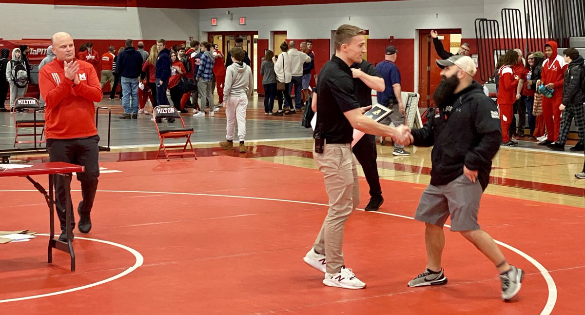 MHS D2 State Champions RAWKIN back2back 22&amp;23!
106-Marcolini 2
113-Baum 2
120-Lyons 5
126-Boulanger CHAMP
152-R Donovan 2
160-L Donis 7
170-S Donovan 3
182-Matthews 8
195-M Donis 5
220-Mastroianni 6
285-Kaye-Kuter CHAMP
SO PROUD of this Family, Coaches &amp; Fans!🥇❤️‍🔥@MilfordSchools
