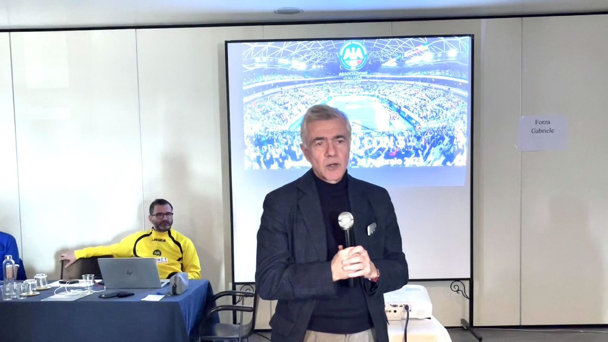 AIA_it's tweet photo. Concluso il raduno #CON5 a Montesilvano.
Il Componente del Comitato Nazionale Pacifici: “Siete i veri artefici del progresso delle CON”.
Leggi la news: https://t.co/3Q8a2NGeIr
#AIA #futsal #calcio #sport https://t.co/X0htykynh3