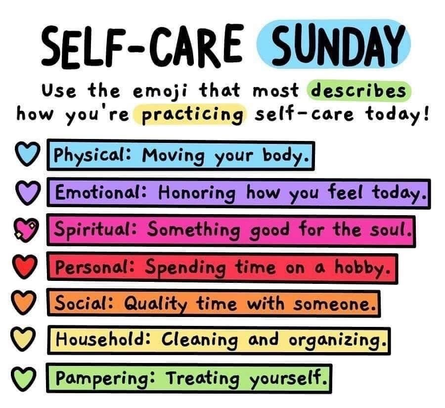 iamswata's tweet photo. Great day Sisters! I know the image says Self-Care Sunday, but if you had the kind of week I did, it should be a Self-Care Saturday!!! Join me in doing things to take care of yourself and replenish today! Love y’all! #swatacares #godfirst https://t.co/aFXWokku3w
