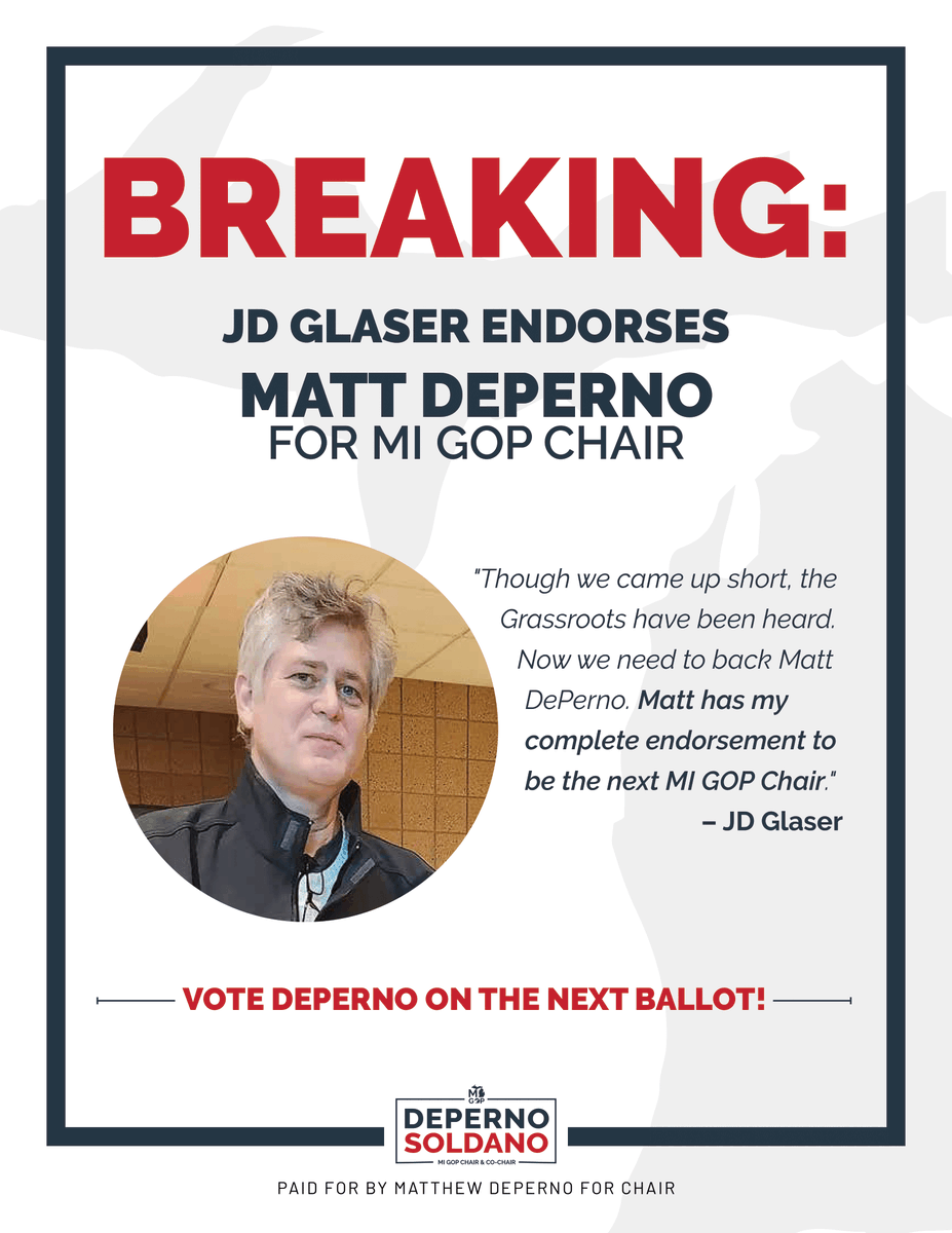 Matt DePerno for Michigan tweet media
