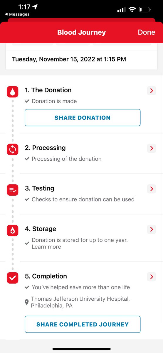mollynch's tweet photo. The best feeling is seeing your actions literally help save lives. The @RedCross app is a great reminder to donate and to remember the impact you can make! #donateblood https://t.co/7yqX0Bmp3D