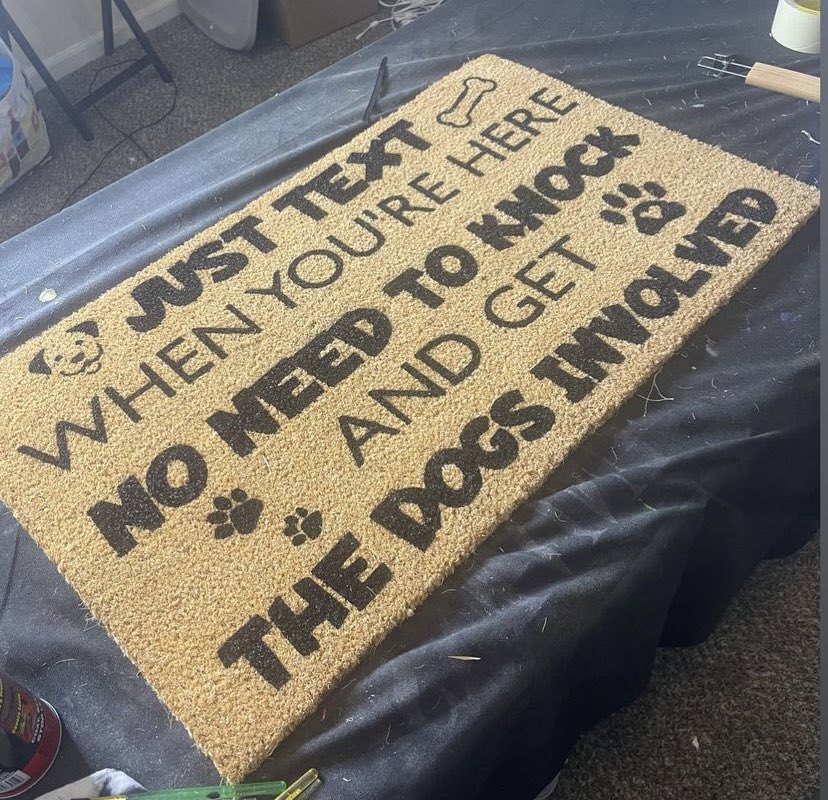 Mats by Lex 

linktr.ee/matsbylex?fbcl…

#Doormats #CustomDoormats #Floormat #CustomDecor #HomeDecor #BusinessOwner #BlackEntrepreneur #BlackOwned #BlackOwnedBusiness #BuyBlack #ShopBlack #BlackBusiness