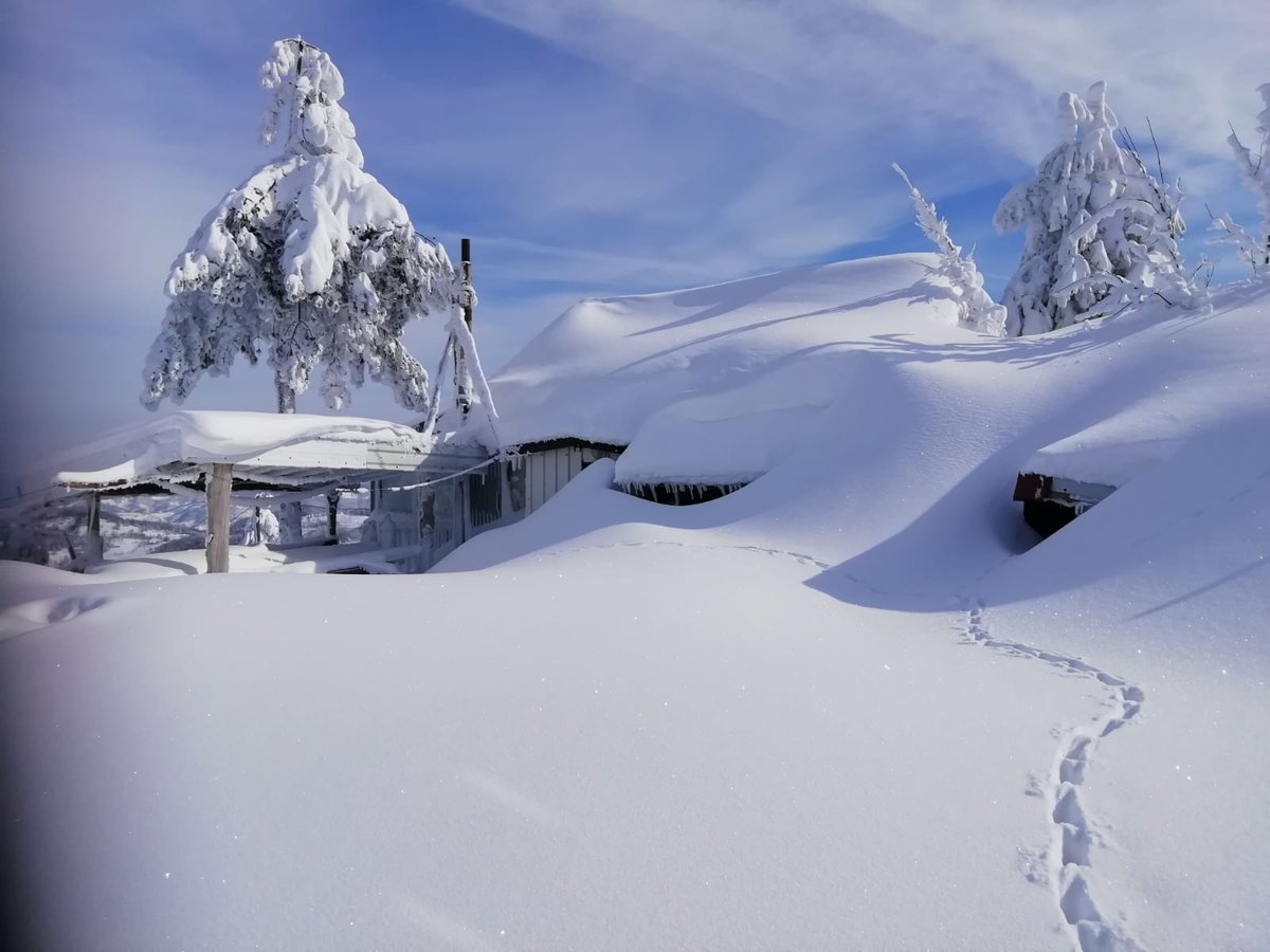 Biz kara doyduk kar bize doymadı