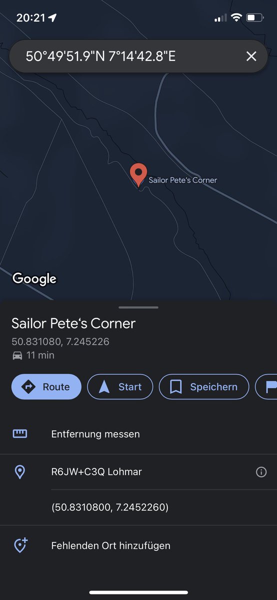 corner_pete's tweet photo. Offizieller Geopunkt auf Google Maps. 🚩Hier wird Rum getrunken! 🏴‍☠️🥃 https://t.co/f5of2i2PLk