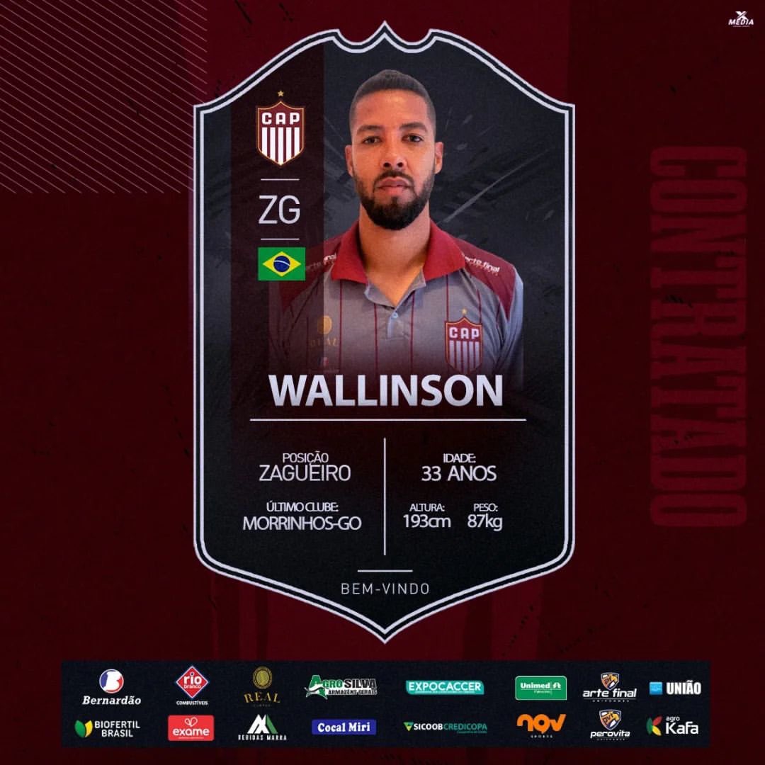 PatrocinenseCAP's tweet photo. Contratados!!’

Wallinson e Danilo já se juntaram à delegação grená. 

🦅🇶🇦 https://t.co/9LNDJ5Xo4I