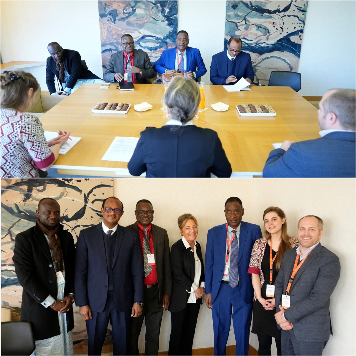 Thank you HE #IbrahimNatatou Minister of Education in Niger 🇳🇪 for a productive meeting on our continued + scaled up partnership. Enormous challenges for Niger in the heart of the Sahel <a href="/EduCannotWait/">Education Cannot Wait</a> w all partners stand by you. <a href="/eddiedutton/">Eddie Dutton</a> #InvestInHumanity #LeaveNoGirlbehind