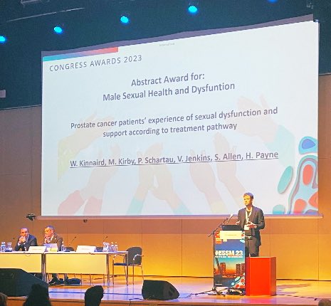 Will Kinnaird (@willkin111) on Twitter photo Absolutely stunned to win this <a href="/essm_tweets/">European Society for Sexual Medicine (ESSM)</a> 2023 best abstract prize. To attend a sexual medicine conference as a therapeutic radiographer and have them embrace and validate this work is incredible. And what an honour to receive the prize from scientific chair <a href="/MikkelFode/">Mikkel Fode</a> #ESSM23 Absolutely stunned to win this <a href="/essm_tweets/">European Society for Sexual Medicine (ESSM)</a> 2023 best abstract prize. To attend a sexual medicine conference as a therapeutic radiographer and have them embrace and validate this work is incredible. And what an honour to receive the prize from scientific chair <a href="/MikkelFode/">Mikkel Fode</a> #ESSM23