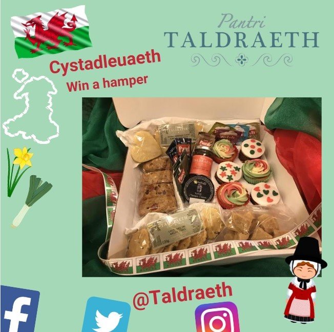 For a chance to win Pantri Taldraeth St Davids Welsh Produce 🏴󠁧󠁢󠁷󠁬󠁳󠁿…
🌼 Share this post
🌼 Follow us on Instagram / Twitter or Like 👍 our Facebook page (more chance to win if you follow us in more than one place)
🌼 Tag a friend and note your favourite ❤️ place in Wales 🏴󠁧󠁢󠁷󠁬󠁳󠁿.
🤞