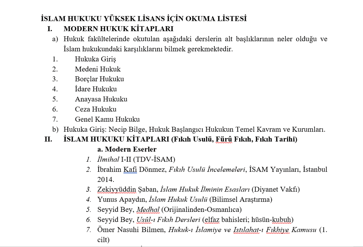 mukaddesdrk's tweet photo. İslam Hukuku'nda yüksek lisansa hazırlanan ilim talebesine faydalı olması için bir liste hazırladık onu sizinle paylaşmak isterim.
Prof. Dr. Ali Bardakoğlu, Prof. Dr. İbrahim Kâfi Dönmez, Dr. Hatice Boynukalın ve Prof. Dr. Asım Cüneyd Köksal hocalarımız tarafından incelenmiştir🌱 https://t.co/sskwOTU2ce