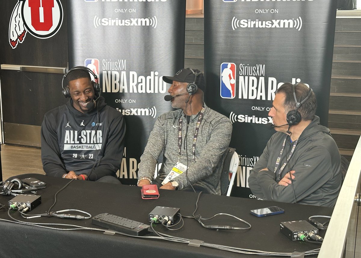 Bringing you more coverage from #NBAAllStar with @TheFrankIsola, @SamMitchellNBA & @Bam1of1! Listen on channel 86 📻 siriusxm.us/NBARadioLive Or watch on the NBA App 📺 app.link.nba.com/Sirius-2