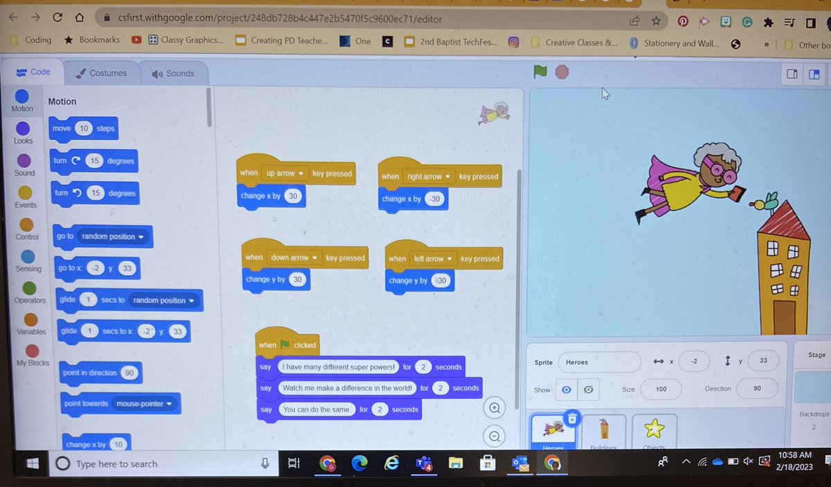 gerjuangregory's tweet image. Saturday morning is a good day for PD with @wileybrazier using CSFirst @GoogleForEdu. Learned a lot. Good way to get students started in learning @scratch. Thank you @CSTAGreaterHou @TwainIB #CSFirst #WeGreauxPeople #RiceSTEM