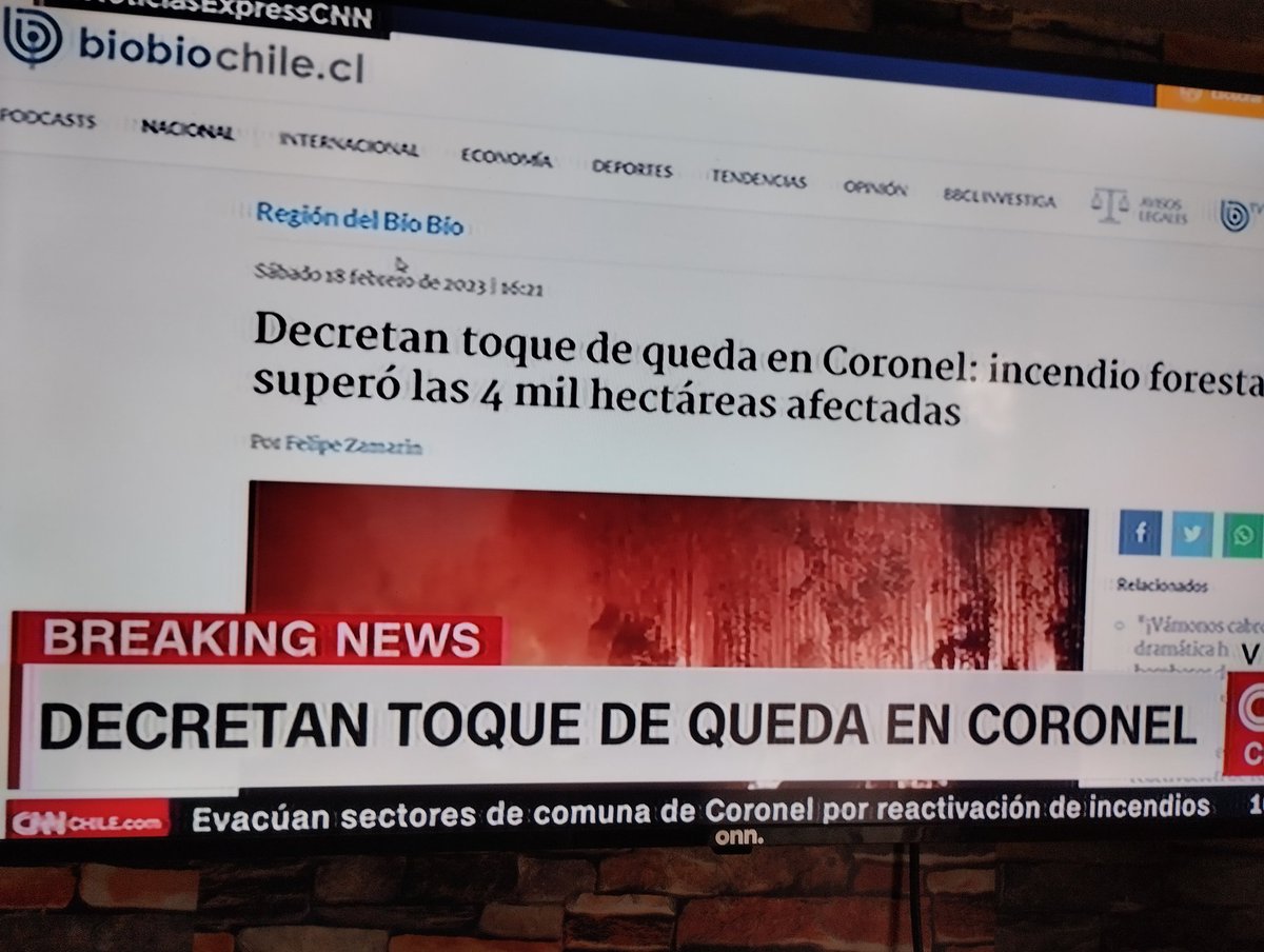antofaopina2022's tweet photo. ATENCIÓN!! Esperaron q se quemaran más de 4.000 hectáreas para decretar toque de queda en coronel desde hoy 👇 https://t.co/IIiPbiNocd