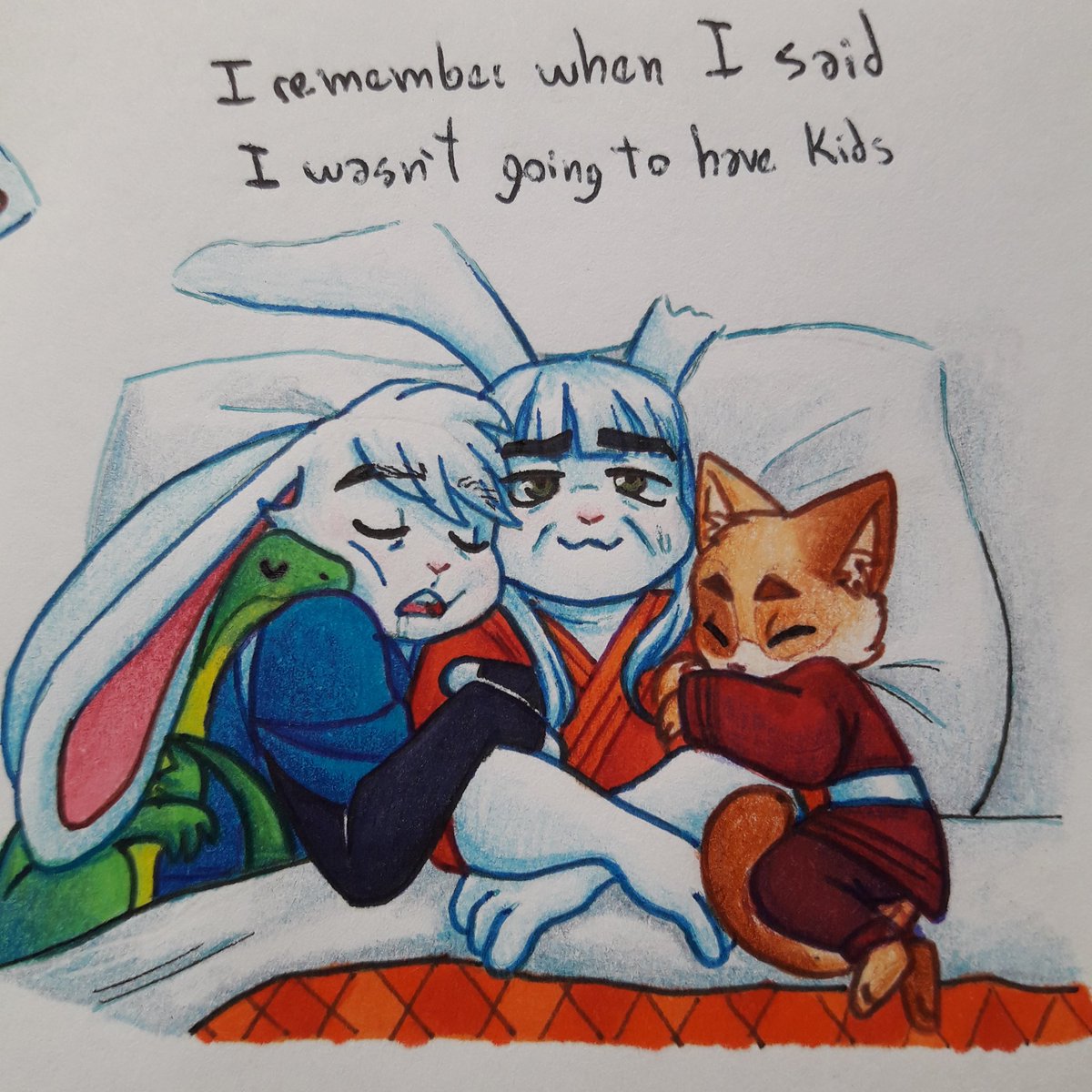 Andromed3_Bunny's tweet photo. Nuevamente pensando en Auntie y como termino criando tanto chamaco

#usagichronicles #yuichiusagi https://t.co/pFsxRM5Hnm