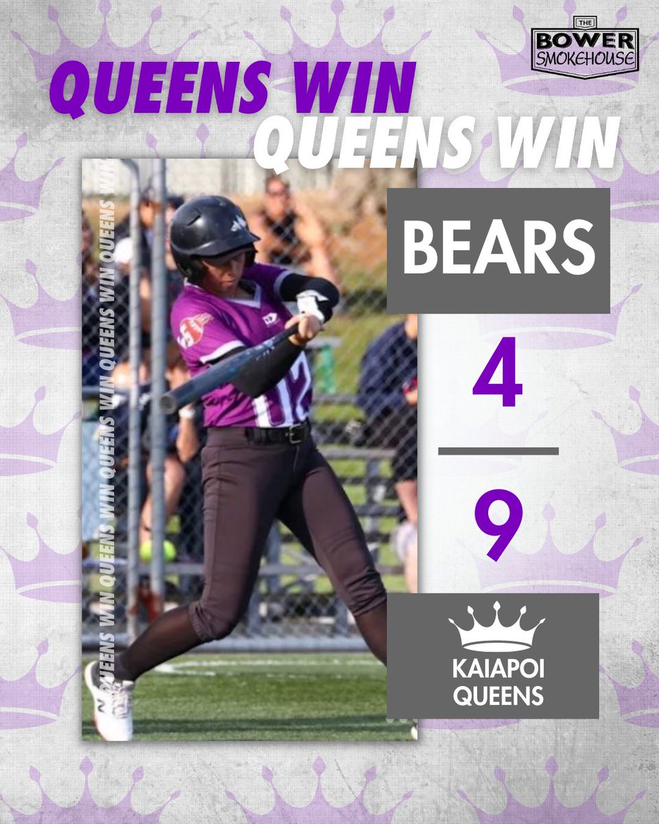 KPWSoftball's tweet photo. Make that 2 wins in the book and straight through to the Grand Final at 1:30pm today! 

The Queens took an early lead scoring 5 in the 1st, topped off in the 3rd with a 3 run HR by @lindsayMthomas and sealed the deal in the bottom of the 3rd with a double play to end the game. https://t.co/8ijoIuEVFw