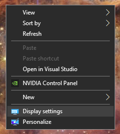GamingwithVon's tweet photo. @Sodapoppintv you can choose where to put your task bar in 3 steps:
1) Right click any where on desktop and choose 'Display Settings'
2) Choose the monitor you want ie your right monitor and click that box
3) scroll down to click 'make this my main display' https://t.co/LNArqsUuOp