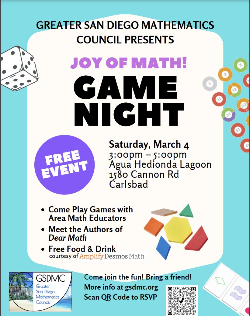GSDMC (@gsdmc1) on Twitter photo Join us for this free event. Play and "Tac 'o bout math", with tacos, & bevs from a local brewery. Not a member? Get a free year of membership, prizes, when you attend. More info at gsdmc.org @TeresaLMcCarthy <a href="/MrsJennCarr/">Jenn Carr</a> <a href="/cmc_south/">CMC South</a> <a href="/Ms_Odioso/">Sara Odioso</a> <a href="/NolanFossum/">Nolan Fossum</a> <a href="/TGIFMath/">Nancy Paulson</a> Join us for this free event. Play and "Tac 'o bout math", with tacos, & bevs from a local brewery. Not a member? Get a free year of membership, prizes, when you attend. More info at gsdmc.org @TeresaLMcCarthy <a href="/MrsJennCarr/">Jenn Carr</a> <a href="/cmc_south/">CMC South</a> <a href="/Ms_Odioso/">Sara Odioso</a> <a href="/NolanFossum/">Nolan Fossum</a> <a href="/TGIFMath/">Nancy Paulson</a>