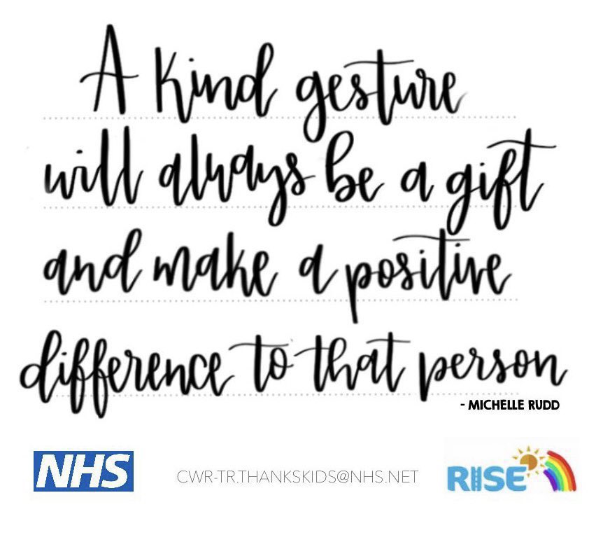 Yesterday on #RandomActOfKindessDay <a href="/claire_mulligan/">#HelloMyNameIsClaire</a> gifted me with a copy of her book: A Boy Called George📚 

So proud how my small random act of kindness sparked an initiative that has recognised 500+ children across Coventry, Warwickshire, far &amp; wide! 🌈 #ThanksKids #NHSStars