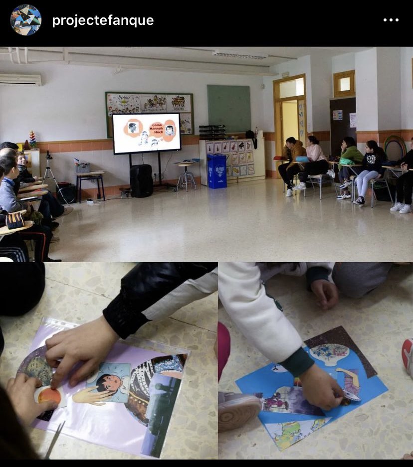 Tercera sessió de treball del Projecte Fan-què al CEIP Pintor Estruch de Manuel (València)
#resistenciesartistiques <a href="/GVAeducacio/">GVA Educació</a> <a href="/revista_va/">Revista VA!</a> <a href="/CEFIREambitAE/">Àmbit Artisticoexpressiu</a>