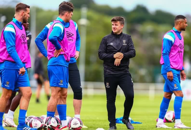 Sha_Nolan's tweet photo. It’s Goodbye for now 💙 @WaterfordFCie 

5 managers, 2 owners, analyst, coach, driving the kit van, to being stand in manager on two occasions (technically a 100% record as manager in the premier division 😂) it has certainly been an experience #Blues https://t.co/kPFvewCPaj
