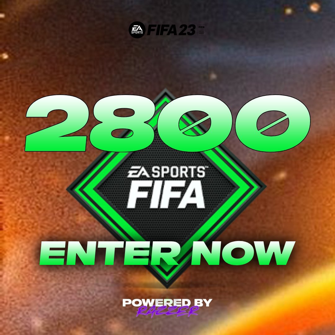 Razzerstrading's tweet photo. 💢2800 FIFA POINT GIVEAWAY💢

Want To Buy Packs To Pack RTTF Cards? we Got You Covered 🤩

👍Like
♻️ Retweet
💜Follow @Razzerstrading x @AshleyLupson x @FutCraven13 

#FIFA23 #FUT #FIFA #giveaway https://t.co/D5aaexHsQv