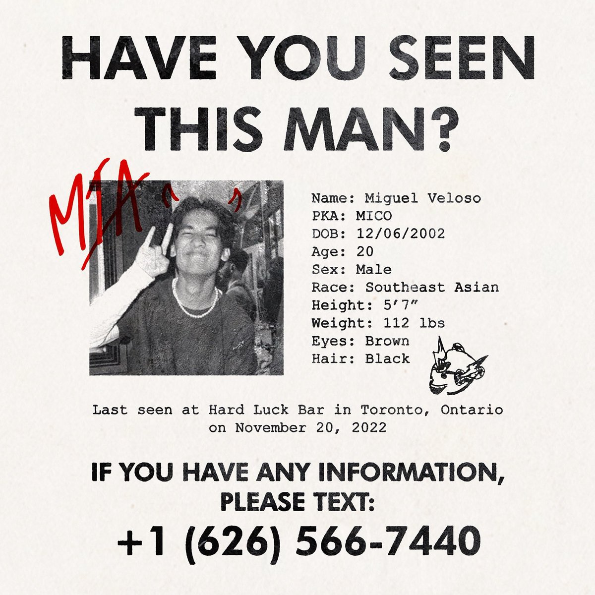 MICO – m.i.a. // +1 (626) 566–7440