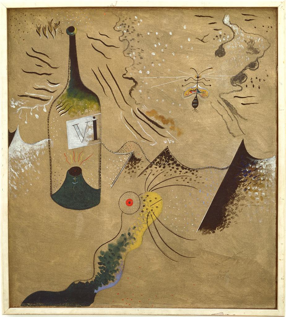 2/2 Every day is #NationalDrinkWineDay if you're Joan Miro! This from 1924.