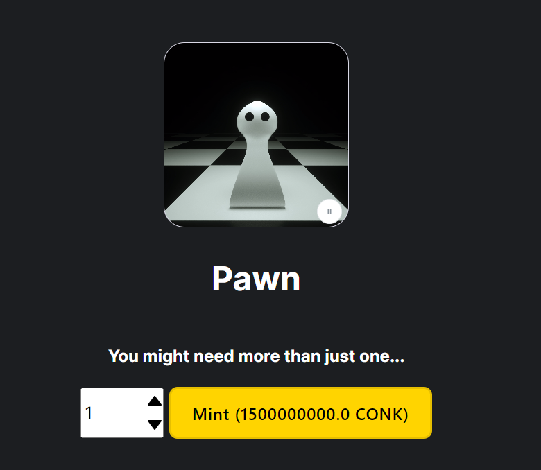 FantomNobles's tweet photo. #CONK it !🥳

We just added a 48h window where you can mint our Pawn #NFT with $CONK

All funds will be used for the future of #Fantom #Nobles

https://t.co/MM9FJcaFK3 https://t.co/BAoJ6IblXn