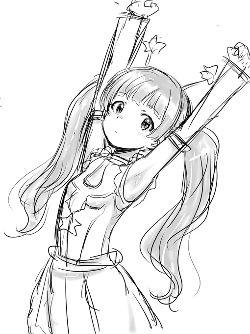 時間がなくて絵が描けないので見せる当てもなく描いたモノをこの機会に
お題無くした星梨花の脇描きますよみたいなやつ
赤毛のアン的な志保
ともかわ 