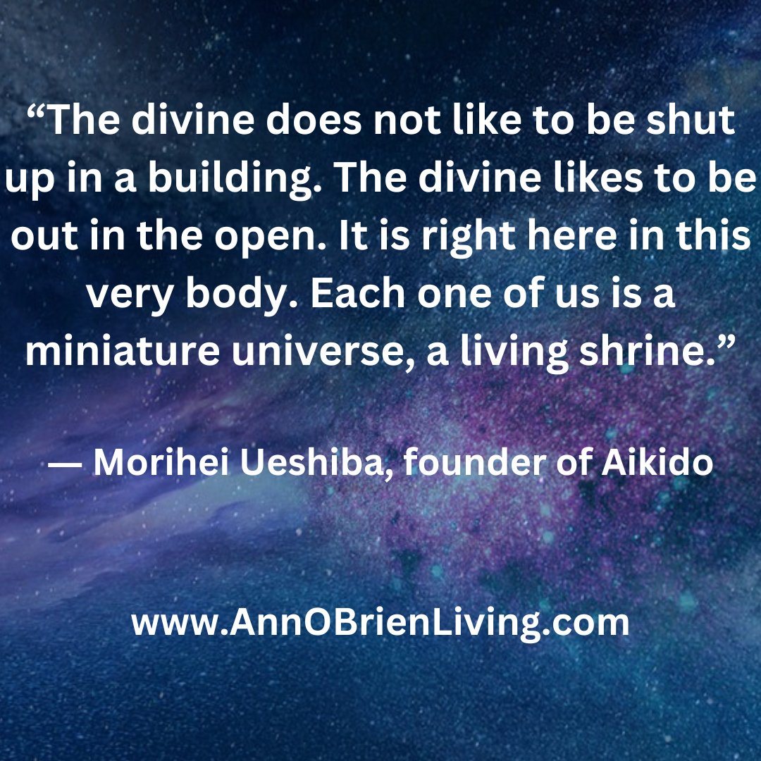 #energymastery #spiritualawakening #spiritualguidance #intuitivereadings #healing #divineliving #practicalspirituality #spiritualenergy #aikido #osensei #osenseiquotes #moriheiueshiba #divinelight #presence #bepresent #embodiment #spiritualgrowth #aikidophilosophy