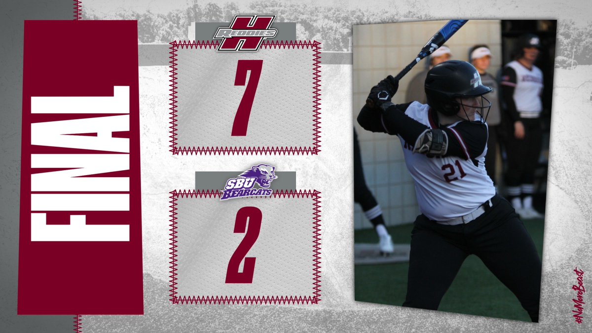 REDDIES WIN!

Henderson scores seven unanswered, including a GRAND SLAM from Katelyn McMahan and a two-run homer from Abbie Moore. 🔥🔥💪

McMahan also pitched a complete game in the circle to get the win, giving up just two runs on six hits. 😮‍💨

#NoMereBeast