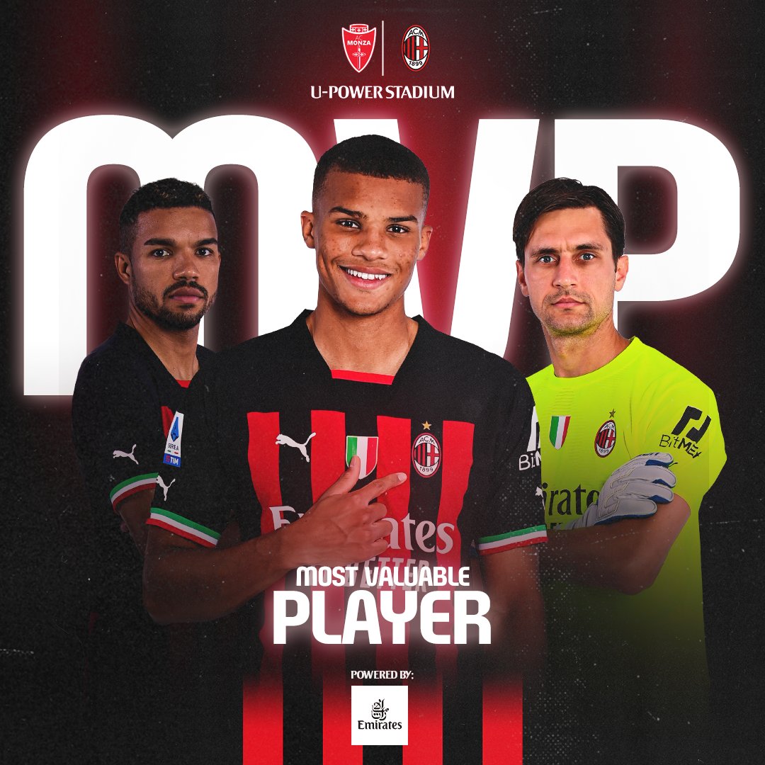 🥇 <a href="/emirates/">Emirates</a> MVP for the second game in a row! Wow, Malick! 👏

#MonzaMilan #SempreMilan