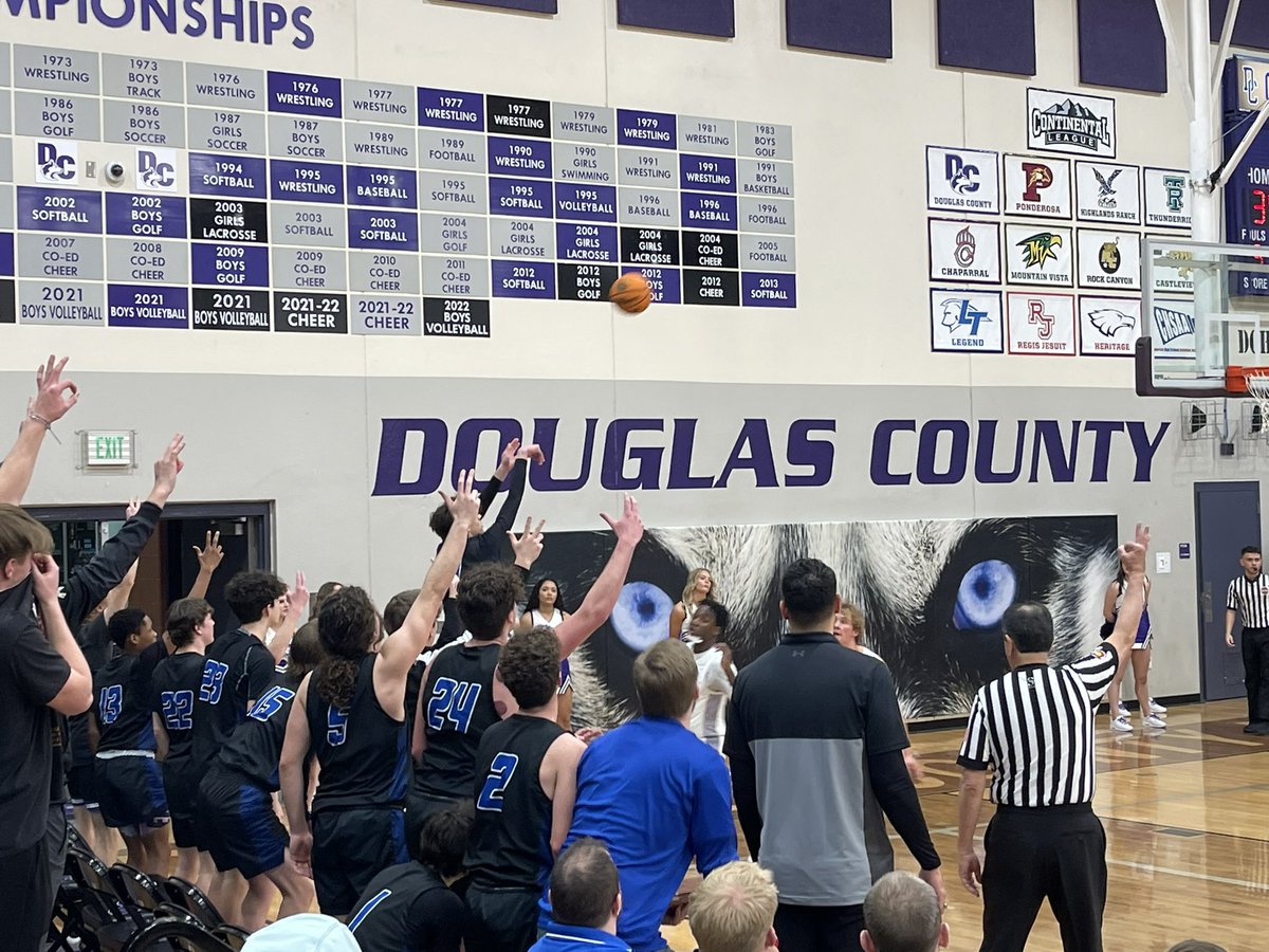 Our guys wrapped up the regular season with a 73-56 road win over Douglas County.

Regular season recap:

•16-6 overall

•6-4 in Continental League

•Top 10 6A ranking (as high as #6)

All program-bests since 2018.

We will host the opening round of playoffs Wednesday!

#CŦC