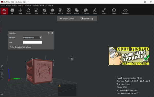 majorgeeks's tweet photo. Updated - #ideaMaker is a powerful 3D slicing application that prepares your #3D models for #printing.
https://t.co/qL38CFy7FN https://t.co/8hd0lrIvEk