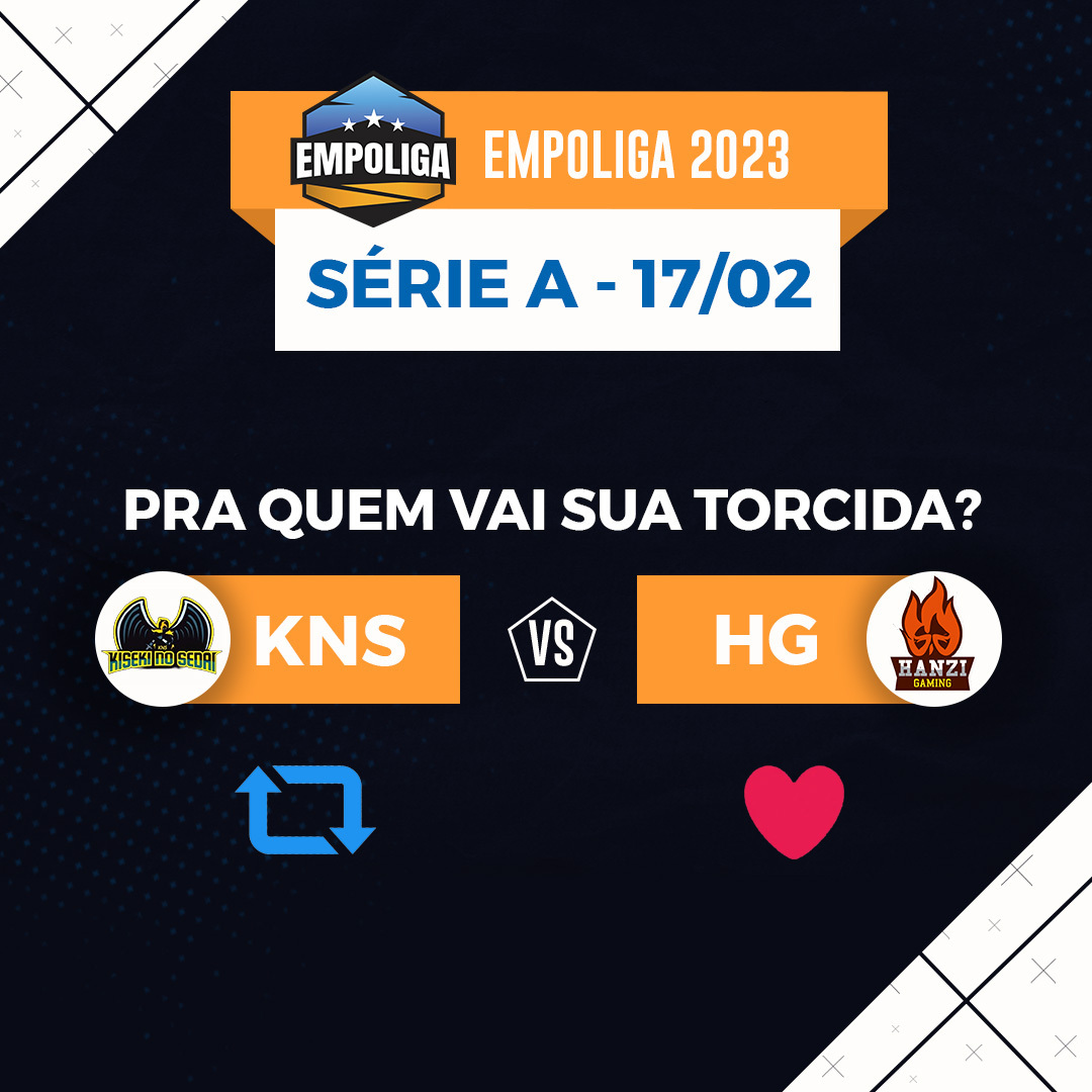 EmpoligaVP's tweet photo. 🌡 TORCIDÔMETRO DA #EMPOLIGA

Último jogo da repescagem. Quem passa para as Oitavas de Final??

🔁 @Kns_sports
❤ @Hanzi_Gaming

Hoje, as 20:00.
https://t.co/yLHOUwznKZ https://t.co/IBK9dGlgSn