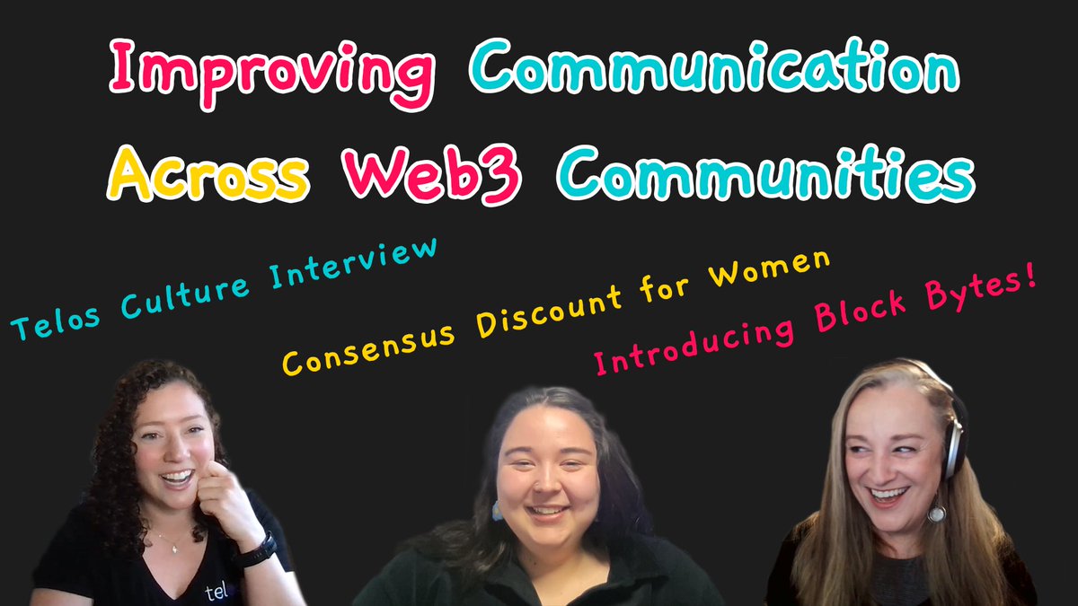 GoodBlockio's tweet image. Saturday morning is the perfect time to get caught up on the latest episode of #Aroundtheblock... ☕ 😊 join Jenna from @telosculture this time around!

📺 Watch now: youtu.be/BGJpZXUXKck

$TLOS #Telos #blockchain