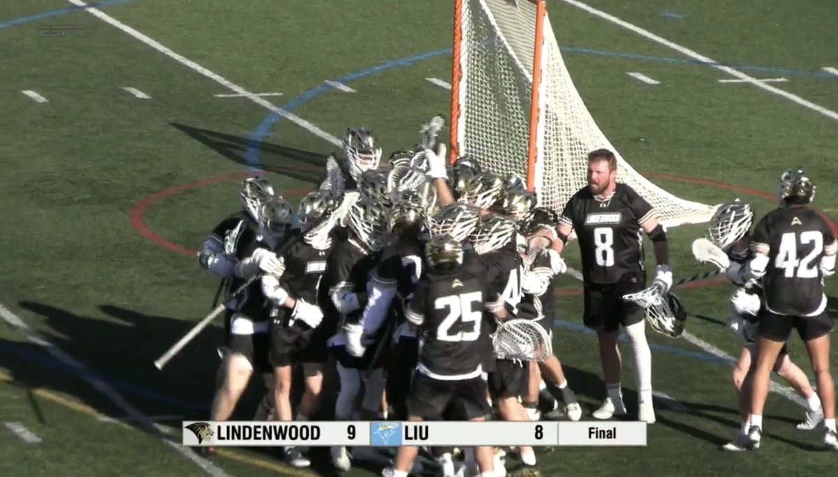 theMBarone's tweet photo. Congrats to @LindenwoodLax on its first ever NCAA DI win earlier this afternoon at LIU 🦁🥍 Extra special for me to see it happen ON Long Island 👀

#NewLevel | #MidwestLax https://t.co/ZUD7JlyClW