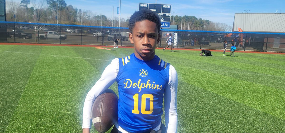 THEPLATFORMDR's tweet photo. QB Nathaniel Singleton 
C/O 2027
Archbishop Rummel JR HS 
@Dolphins7v7 
Played big 💪🏾💪🏾 during pool play 
At #RoadToTheCrown @DRSportz_  Ruston
Follow The Platform 
https://t.co/m0p09MeUcU #ExposeTheUnexposed https://t.co/Ultys4hruG