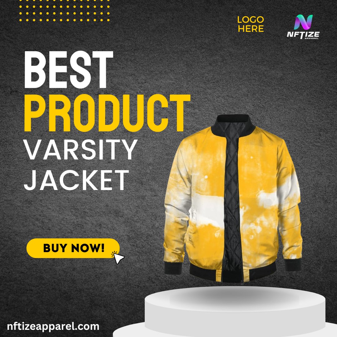 varsity jacket 
order now 
nftizeapparel.com
#varsity #jacket #nft #NBA #NFTs  #qulity #Southampton #Chelsea #Liverpool #NEWLIV #Newcastle #Caturday #NickPope #SMS2FA #TwoFactorAuthentication #RoaldDahl #COYG #SaturdayVibes #Illini #WWEChamber #CamSpencer #RJMelendez #UConn