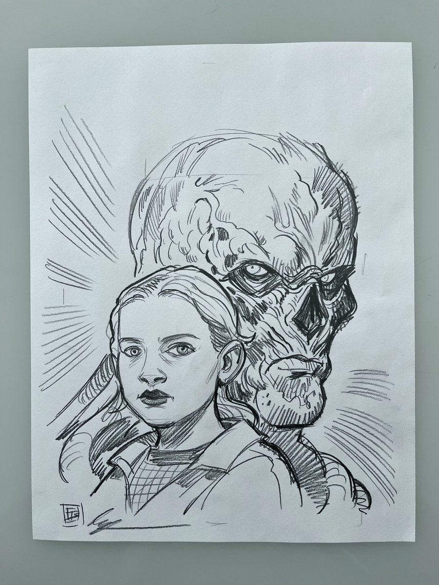 TimShinn73's tweet photo. Stranger Things sketch cover.
Pencil sketch and the finished sketch cover are up for grabs. Message me if interested
#sketchcover #strangerthings #strangersinparadise #runningupthathill #katebush #dealwithgod #vecna #strangerthingsmax #max #maxmayfield #sadiesink #ink #drawing https://t.co/hfEOzP7oKw