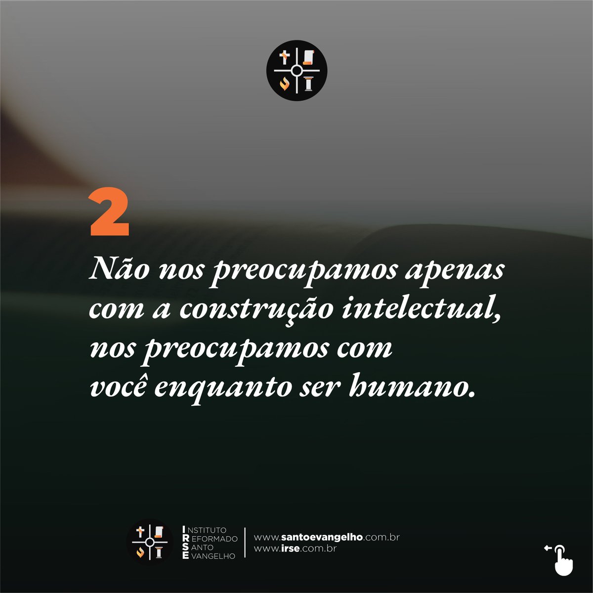 isantoevangelho's tweet photo. Por que estudar Teologia no Instituto Reformado Santo Evangelho (IRSE)?

Desde sua fundação, o Instituto Reformado Santo Evangelho tem sido o agente de uma série de inovações pedagógicas, acompanhando e influenciando o cenário educacional do país. 

1/1 https://t.co/3lXQ3CFzHm