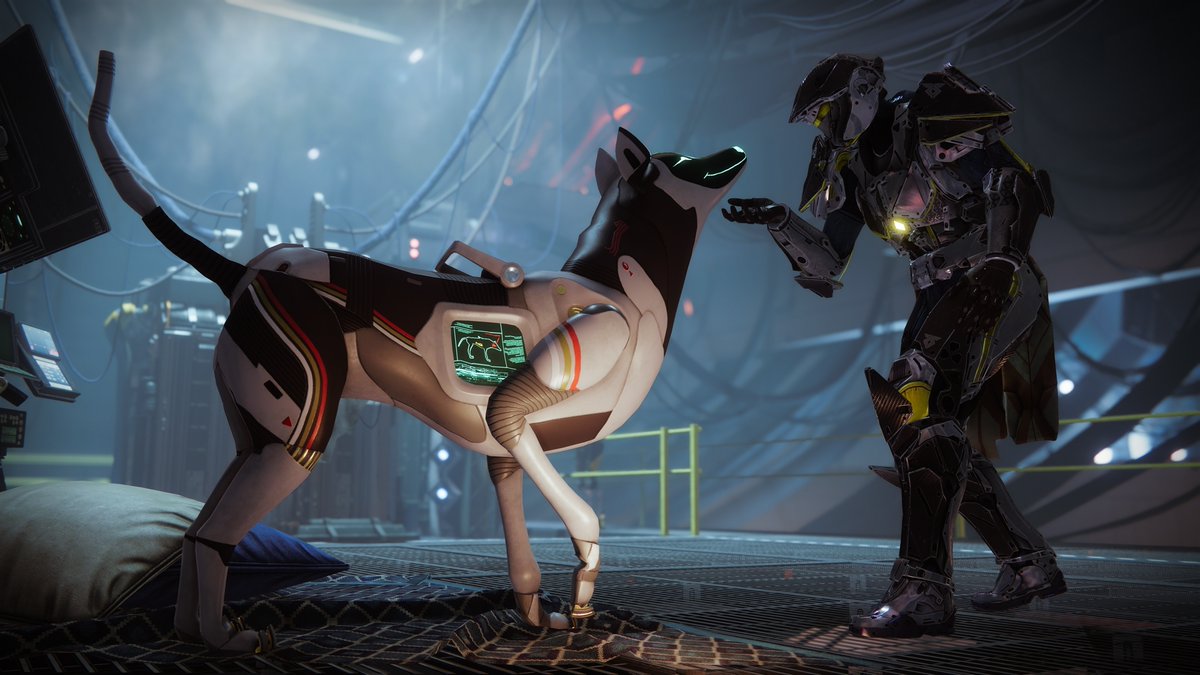 DestinyBulletn's tweet photo. Meet Bruno, the voice actor behind #Destiny2's robot dog in the HELM 💙 https://t.co/LeZqH1n4Lw